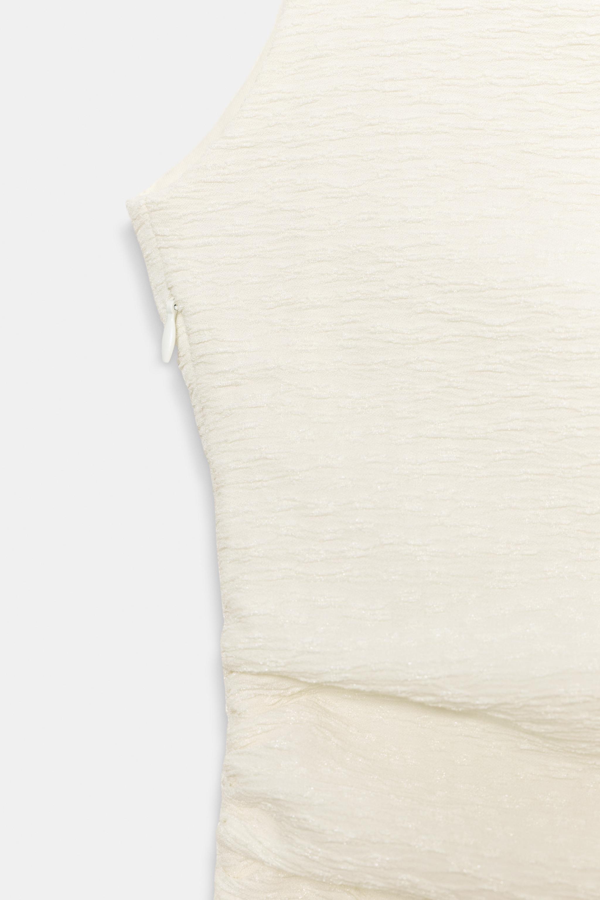 ASYMMETRIC TEXTURED DRESS